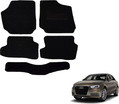 Auto Hub Fabric Standard Mat For  Audi A3(Black)