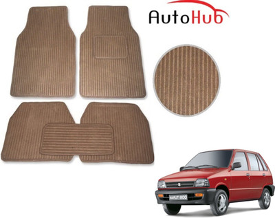 Auto Hub Fabric Standard Mat For  Maruti Suzuki 800(Beige)
