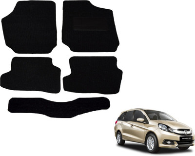 Auto Hub Fabric Standard Mat For  Honda Mobilio(Black)