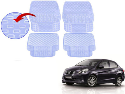 KOZDIKO PVC (Polyvinyl Chloride), Rubber Standard Mat For  Honda Amaze(White)