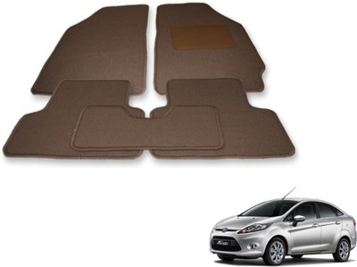 Auto Hub Fabric Standard Mat For  Ford New Fiesta(Beige)
