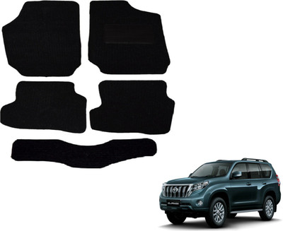 Auto Hub Fabric Standard Mat For  Toyota Land Cruiser Prado(Black)