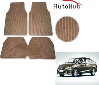 Auto Hub Fabric Standard Mat For  Maruti Suzuki Ciaz(Beige)
