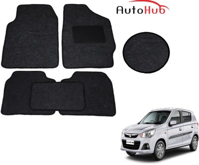 Auto Hub Fabric Standard Mat For  Maruti Suzuki Alto K10(Black)