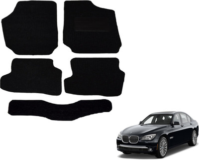 Auto Hub Fabric Standard Mat For  BMW 7 Series(Black)
