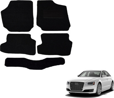 Auto Hub Fabric Standard Mat For  Audi A8(Black)