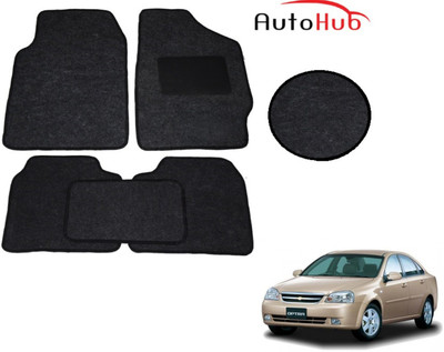 Auto Hub Fabric Standard Mat For  Chevrolet Optra(Black)