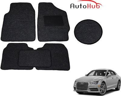 Auto Hub Fabric Standard Mat For  Audi A7(Black)