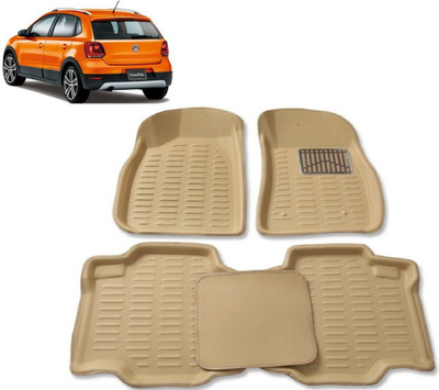 Techmaster Vinyl Standard Mat For  Volkswagen Polo Cross(Beige)