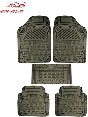 AuTO ADDiCT PVC (Polyvinyl Chloride), Rubber Standard Mat For  Mahindra Reva(Green)