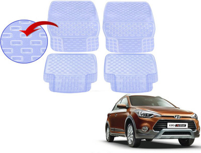 KOZDIKO PVC (Polyvinyl Chloride), Rubber Standard Mat For  Hyundai i20(White)