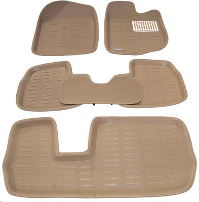Stinzo Plastic 3D Mat For  Maruti Suzuki Ertiga(Beige)
