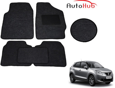 Auto Hub Fabric Standard Mat For  Maruti Suzuki Baleno(Black)