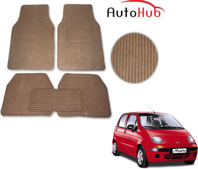 Auto Hub Fabric Standard Mat For  Daewoo Matiz(Beige)