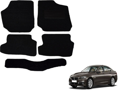 Auto Hub Fabric Standard Mat For  BMW 5 Series(Black)