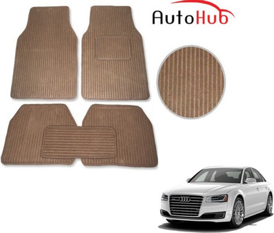 Auto Hub Fabric Standard Mat For  Audi A8(Beige)