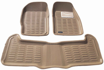 Stinzo Plastic 3D Mat For  Mahindra Scorpio(Beige)