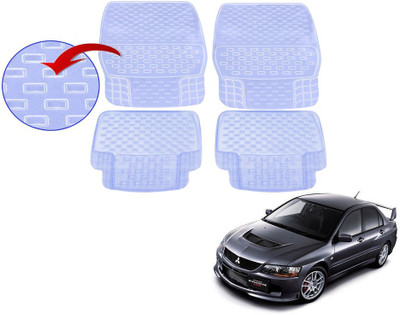 KOZDIKO PVC (Polyvinyl Chloride), Rubber Standard Mat For  Mitsubishi Lancer(White)