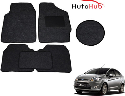 Auto Hub Fabric Standard Mat For  Ford Fiesta(Black)