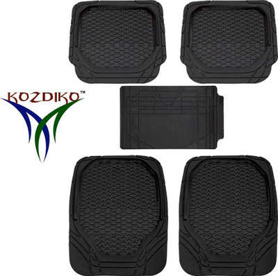 KOZDIKO PVC (Polyvinyl Chloride), Rubber Standard Mat For  Mahindra Quanto(Black)