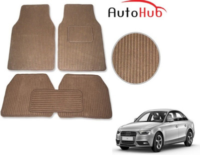 Auto Hub Fabric Standard Mat For  Audi A4(Beige)