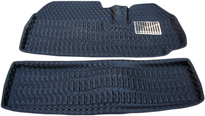 AuTO ADDiCT Plastic 3D Mat For  Mahindra KUV100(Blue)