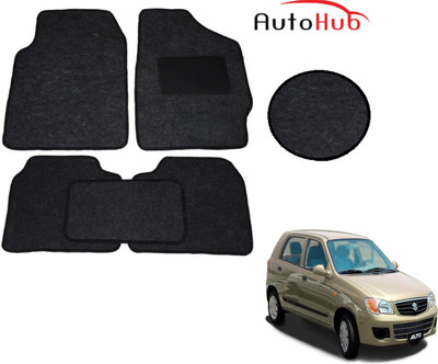 Auto Hub Fabric Standard Mat For  Maruti Suzuki Alto(Black)