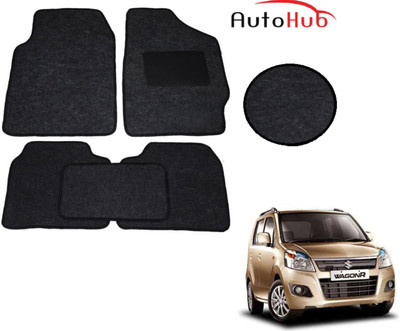 Auto Hub Fabric Standard Mat For  Maruti Suzuki WagonR(Black)