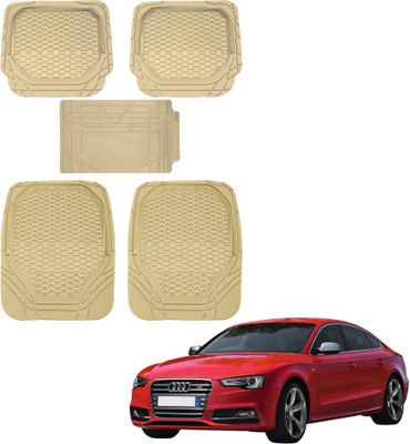 KOZDIKO PVC (Polyvinyl Chloride), Rubber Standard Mat For  Audi S5(Beige)