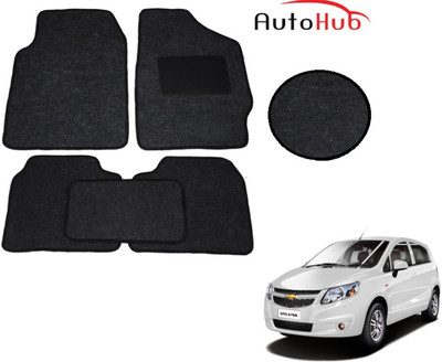 Auto Hub Fabric Standard Mat For  Chevrolet Sail UVA(Black)