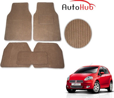 Auto Hub Fabric Standard Mat For  Fiat Punto(Beige)
