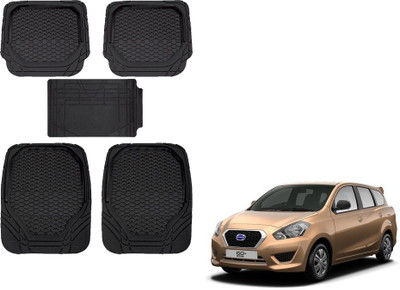 KOZDIKO PVC (Polyvinyl Chloride), Rubber Standard Mat For  Datsun Go+(Black)
