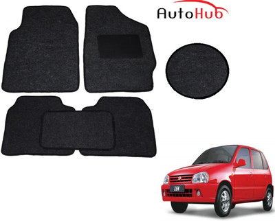 Auto Hub Fabric Standard Mat For  Maruti Suzuki Zen(Black)