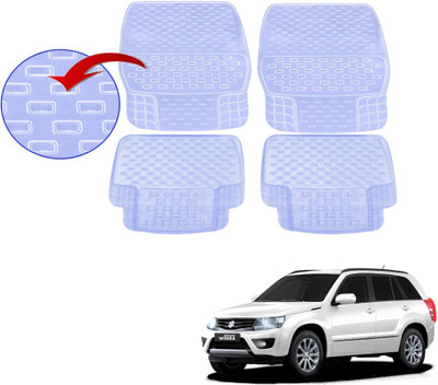 KOZDIKO PVC (Polyvinyl Chloride), Rubber Standard Mat For  Maruti Suzuki Grand Vitara(White)