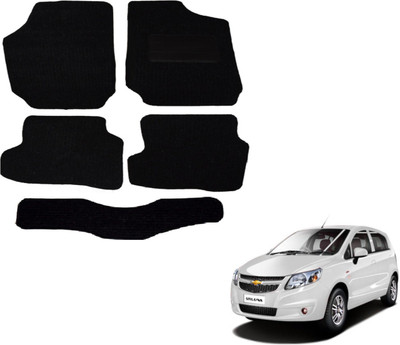 Auto Hub Fabric Standard Mat For  Chevrolet Sail UVA(Black)