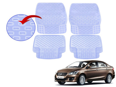 KOZDIKO PVC (Polyvinyl Chloride), Rubber Standard Mat For  Maruti Suzuki Ciaz(White)