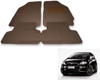 Auto Hub Fabric Standard Mat For  Fiat Punto Evo(Beige)