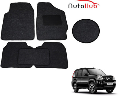 Auto Hub Fabric Standard Mat For  Nissan X-Trail(Black)