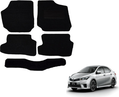 Auto Hub Fabric Standard Mat For  Toyota Corolla Altis(Black)