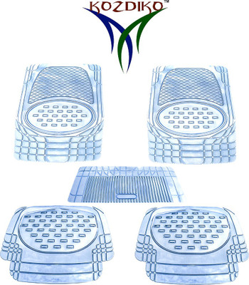 KOZDIKO PVC (Polyvinyl Chloride), Rubber Standard Mat For  Mahindra Verito(White)