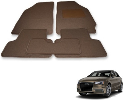 Auto Hub Fabric Standard Mat For  Audi A3(Beige)