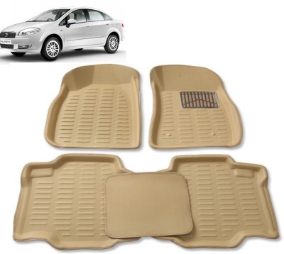 Snail Vinyl Standard Mat For  Fiat Linea(Beige)