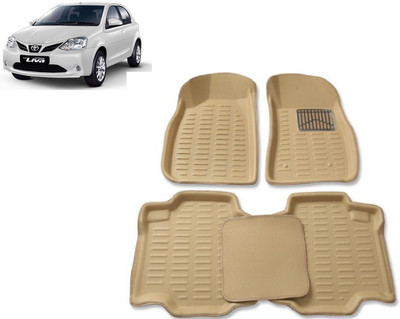 ReeTech Vinyl 3D Mat For  Toyota Etios Liva(Beige)