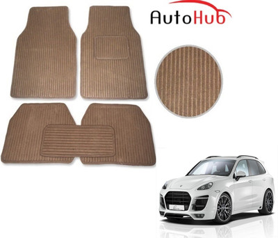 Auto Hub Fabric Standard Mat For  Porsche Cayenne(Beige)