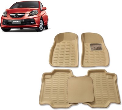 Z Tech Vinyl Standard Mat For  Honda Brio(Beige)