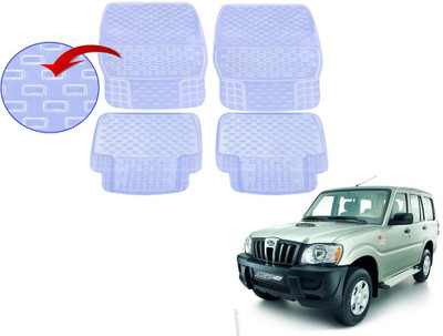 KOZDIKO PVC (Polyvinyl Chloride), Rubber Standard Mat For  Mahindra Scorpio(White)