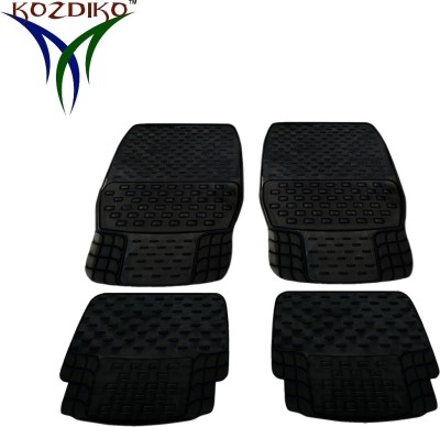 KOZDIKO PVC (Polyvinyl Chloride), Rubber Standard Mat For  Nissan Micra(Black)