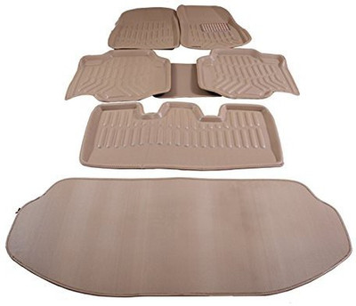BLACK EAGLE Plastic Standard Mat For  Mahindra XUV(Beige)