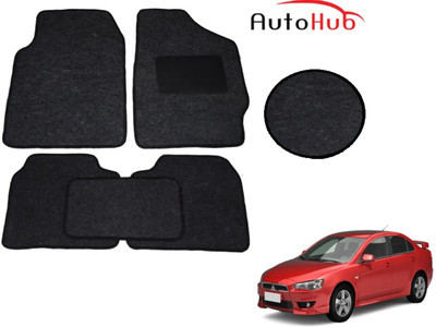 Auto Hub Fabric Standard Mat For  Mitsubishi Lancer(Black)