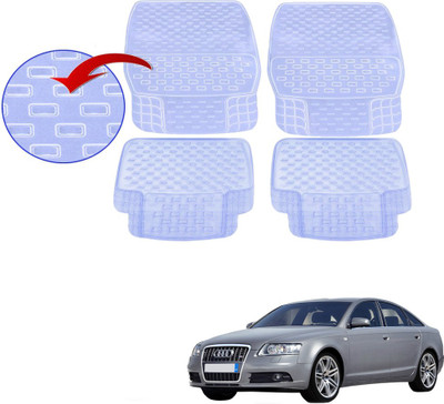 KOZDIKO PVC (Polyvinyl Chloride), Rubber Standard Mat For  Audi A6(White)